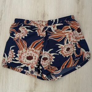 Patagonia baggies Women's Shorts - Navy and Orange
